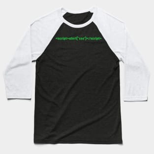 Hacker XSS commands Baseball T-Shirt